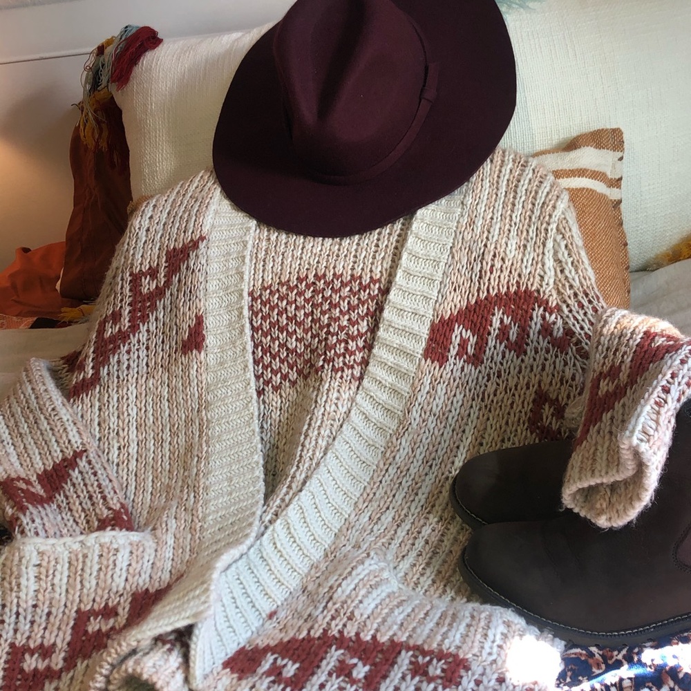 Free People wool cardigan